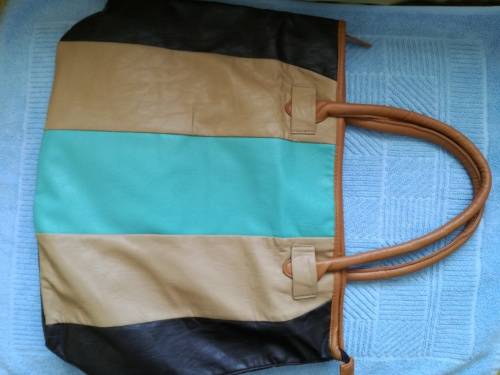 Brown striped bag (Avon)