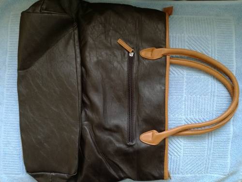 Brown striped bag (Avon)