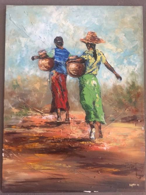 BERYHOLD MOYO ON STRECHED CANVAS