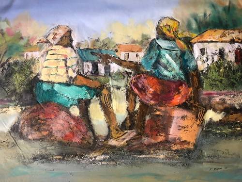 PATRICK RAPAI NICELY DONE ON CANVAS