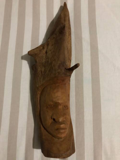 HIGHLY COLLECTIBLE!!! JACKSON HLUNGWANE WOOD SCULPTURE. A MUST HAVE!!!!
