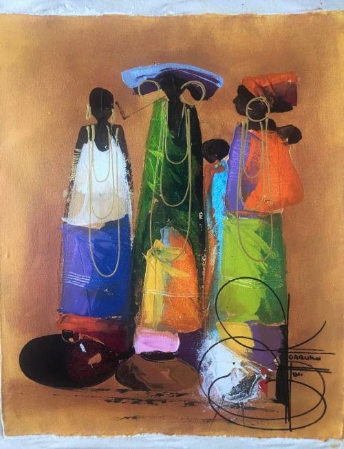 ANOTHER NICELY DONE ON CANVAS!!! NDABUKO NTULI. A MUST HAVE