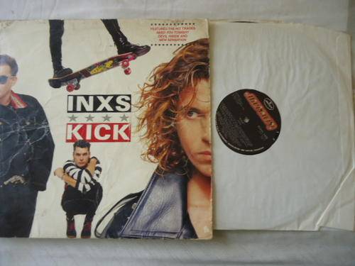 INXS (MICHAEL HUTCHENCE)  "KICK" 1988 MERCURY STEREO LP IN GREAT CONDITION