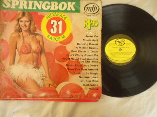 SPRINGBOK HIT PARADE - VOLUME 31 - 1976 MFP STEREO VINYL LP IN FAIR CONDITION