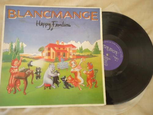 BLANCMANGE "HAPPY FAMILIES" - 1982 LONDON STEREO LP IN GOOD CONDITION