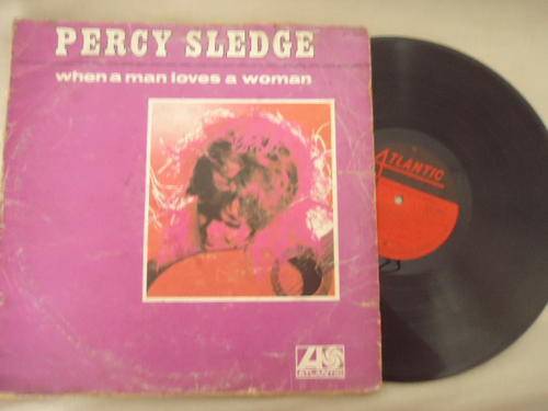PERCY SLEDGE "WHEN A MAN LOVES A WOMAN" 1967 ATLANTIC VINYL LP