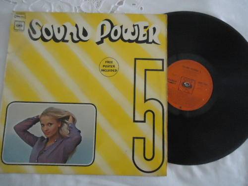 "SOUND POWER 5" 1972 CBS STEREO LP IN GOOD CONDITION