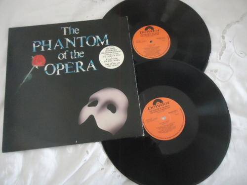 ANDREW LLOYD WEBBER "PHANTOM OF THE OPERA"1987 POLYDOR DOUBLE STEREO GATEFOLD LP SET