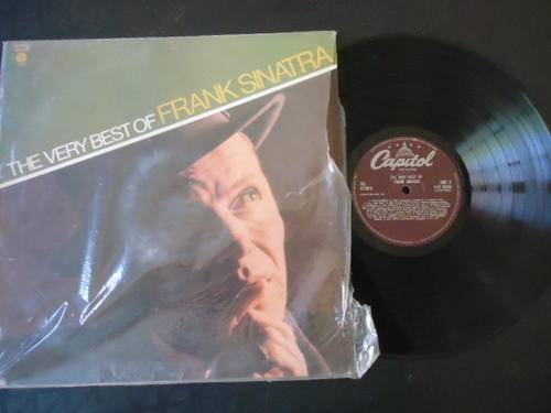 "THE VERY BEST OF FRANK SINATRA" - CAPITOL STEREO LP+PLASTIC COVER IN EXCELLENT CONDITION