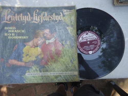 KEN ESPEN & IVOR DENNIS "LENTETYD-LIEFDESTYD" GALLOTONE LONG PLAY LP+PLASTIC COVER-EXC