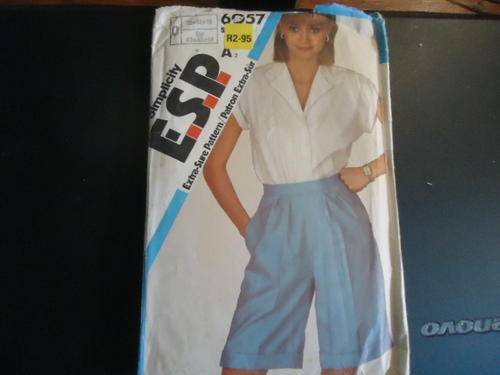 SIMPLICITY E.S.P. "EXTRA SURE" PATTERNS 6057  MISS SIZE  = 12 + 14 + 16 COMPLETE