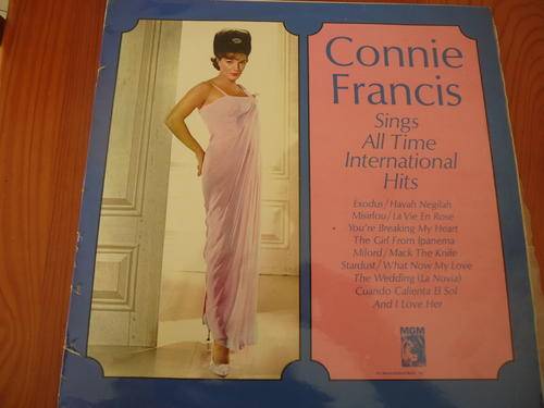 CONNIE FRANCIS "SINGS ALL TIME INTERNATIONAL HITS"  - MGM LONG PLAY LP - NUMBER MGM-JC1146
