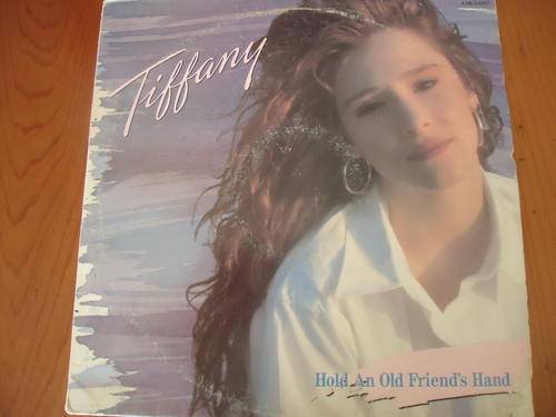 TIFFANY "HOLD AN OLD FRIEND'S HAND"1988 MCA STEREO LP + ORIGINAL INNER SLEEVE