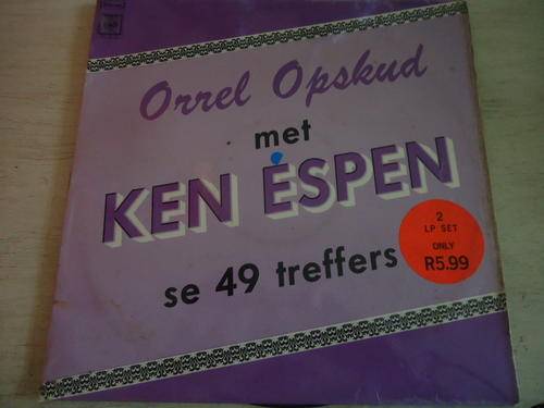 KEN ESPEN "ORREL OPSKUD MET KEN ESPEN SEE 49 TREFFERS" 1969 CBS DOUBLE STEREO LP SET