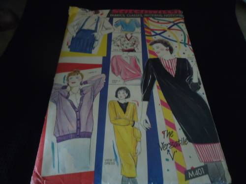 STITCHWITCH PATTERNS M401 "THE VERSATILE "V" SIZES: 6 - 22