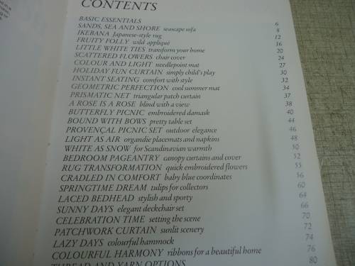 100 IDEAS - DECORATIVE HOME SEWING - A4 SIZE 84 PAGES WITH DESCRIPTIONS AND STITCHES