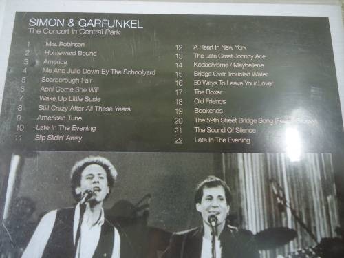 SIMON AND GARFUNKEL - THE CONCERT IN THE PARK -   DVD - CLASSIC LIVE CONCERT