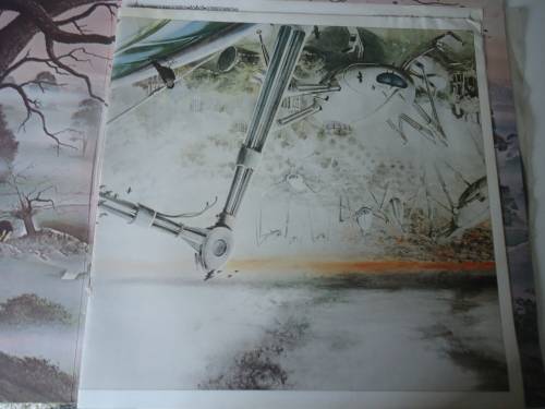 SOUNDTRACK-JEFF WAYNE'S - THE WAR OF THE WORLDS - 1978 CBS DOUBLE GATEFOLD STEREO LP+12 PAGE BOOKLET