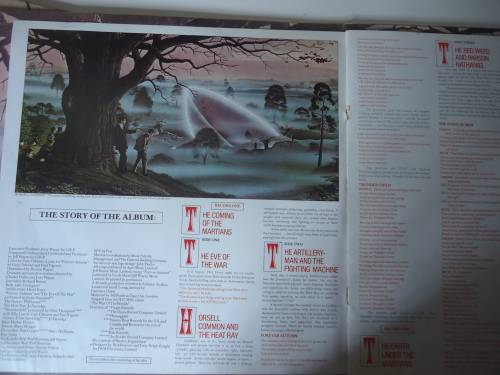 SOUNDTRACK-JEFF WAYNE'S - THE WAR OF THE WORLDS - 1978 CBS DOUBLE GATEFOLD STEREO LP+12 PAGE BOOKLET