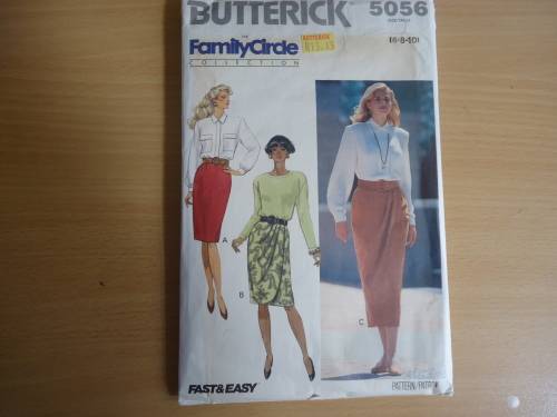 BUTTERICK PATTERNS 5056 SIZES 6 + 8 + 10 - COMPLETE