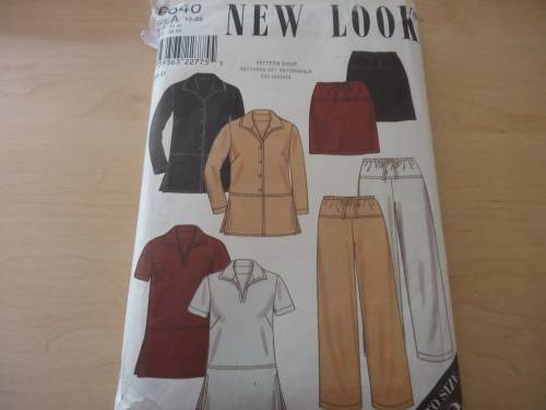NEW LOOK PATTERNS 6840 7 SIZES IN ONE - 10 - 22 - COMPLETE