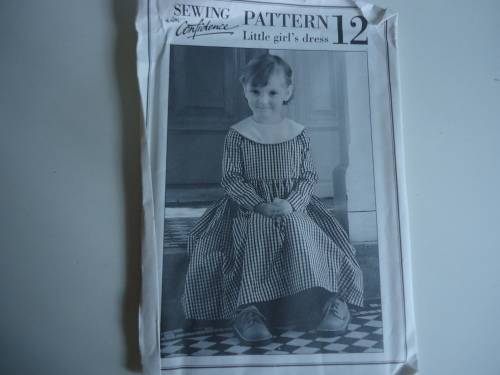 SEWING WITH CONFIDENCE PATTERN 12 -  LITTLE GIRL'S DRESS  SIZE 6 MONTHS - 4 YEARS -  UNCUT