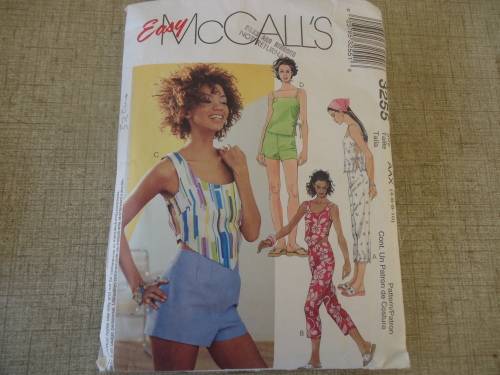McCALL'S PATTERNS  3255 SIZE AAX 4 + 6  + 8 + 10 - COMPLETE