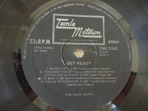 RARE EARTH - MA  -  1973 MOTOWN GATEFOLD STEREO LP +another