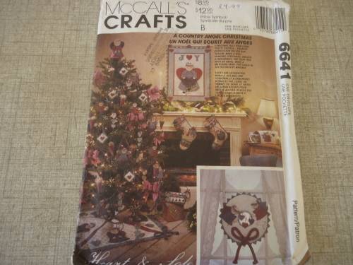 McCALL'S PATTERN CRAFTS 6641 ONE SIZE  COMPLETE & UNCUT