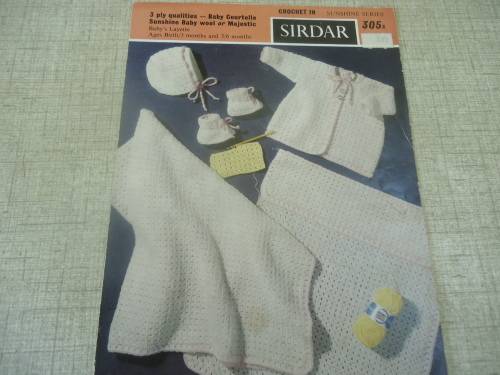 SIDAR #305 3 PLY BABY'S LAYETTE TO FIT BIRTH - 3 MONTHS &  3 - 6 MONTHS
