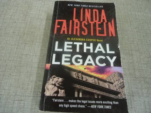 LINDA FAIRSTEIN- "LETHAL LEGACY"  SMALL SOFT COVER