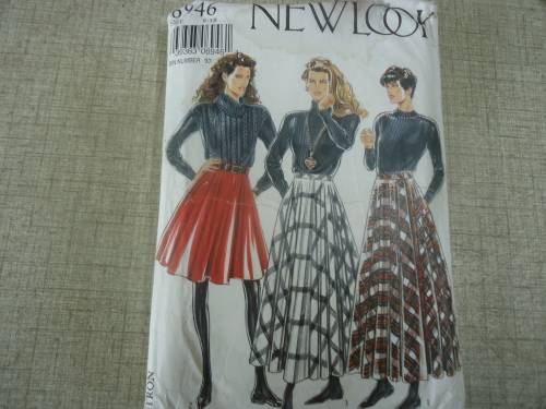 NEW LOOK PATTERNS 6946-6 SIZES IN ONE SKIRTS SIZES 8 - 18 - SEE DESCRIPTION