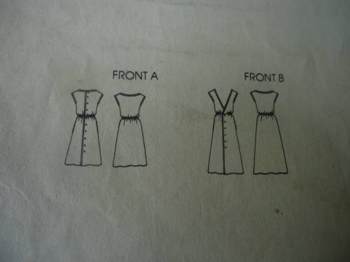 VOGUE VERY EASY PATTERNS - 7934 DRESS  SIZES  10 - COMPLETE