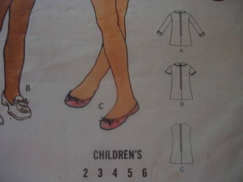 VINTAGE BUTTERICK PATTERN 6678 TODDLER DRESS SIZE 2 BREAST 21"  COMPLETE
