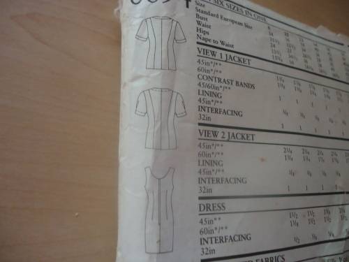 NEW LOOK PATTERNS 6694 - 6 SIZES IN 1 DRESS & JACKET SIZES 8 - 18 COMPLETE
