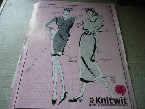 KNITWIT PATTERNS 1000  "CHEMISE DRESSES" SIZES 6 - 22