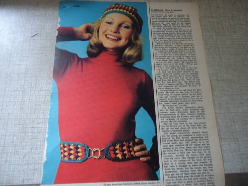 A TOUCH OF INSPIRATION - LADIES BERET & BELT  CROCHET PATTERN