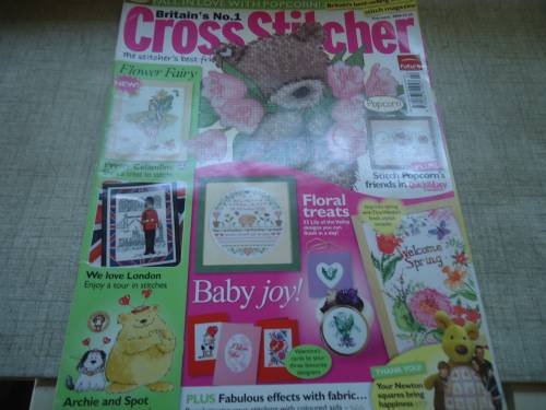 CROSS STITCHER UK - ISSUE FEBRUARY 2006  - 100 PAGE CROSS STITCH MAGAZINE