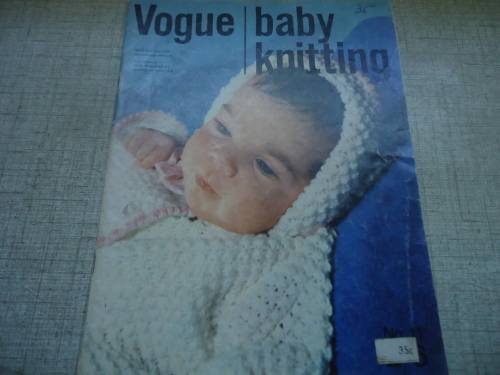 VOGUE BABY'S KNITTING BOOK   TO FIT BABIES  - 52  PAGES