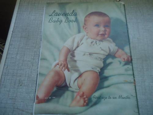 FIRST LAVENDA BABY'S KNITTING BOOK   TO FIT BABIES  BIRTH TO 6 MONTHS  - 40  PAGES