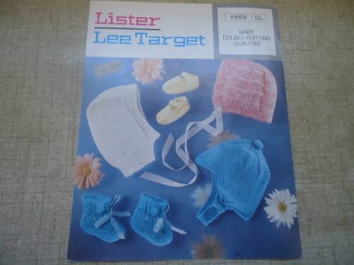 LISTER LEE TARGET#K659 BABY'S BOOTEE'S, SHOES, HELMET, BALACLAVA & BONNET
