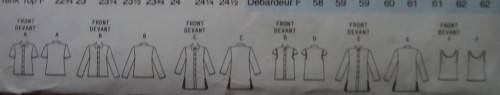BUTTERICK PATTERN B5034  SHIRTS & TANK TOP SIZE BB=8+10+12+14 SEE LISTING