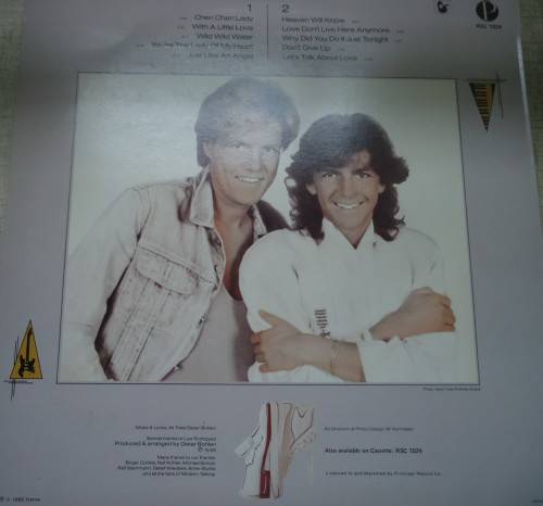 MODERN TALKING -THE 2ND  ALBUM LET'S TALK ABOUT LOVE-1985 PRINCIPAL VINYL LP RSL 1024