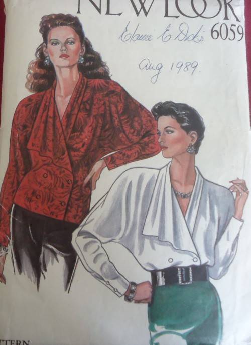 NEW LOOK PATTERNS 6059 BLOUSES SIZES 8 - 18 - COMPLETE