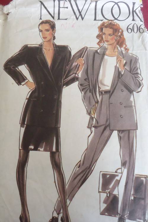 NEW LOOK PATTERNS 6063 -6 SIZES IN ONE -JACKET-SKIRT-PANTS  SIZES 8 - 18 - COMPLETE