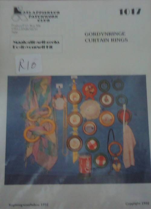 CURTAIN RINGS - DO IT YOURSELF KIT # 1017 PATCHWORK CLUB