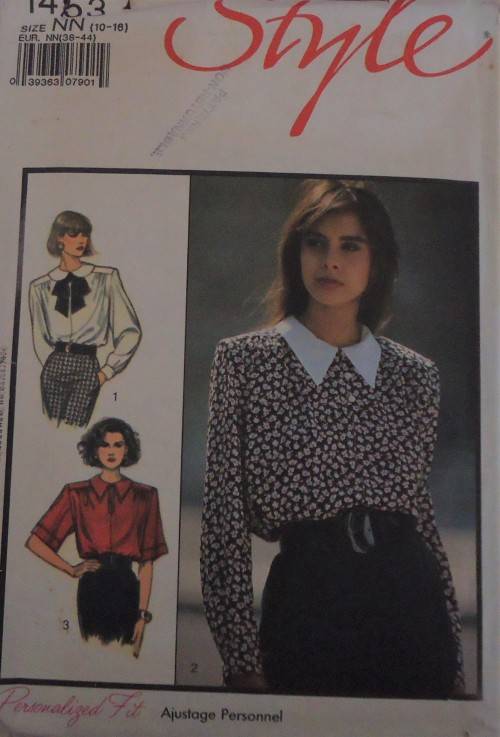 STYLE PATTERNS 1453 SET OF BLOUSES SIZE NN 10 - 16  COMPLETE