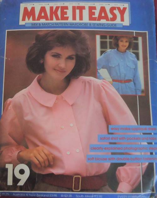 MAKE IT EASY # 19 SAFARI STYLED SHIRT & DOUBLE BUTTONED BLOUSE & VARIATIONS