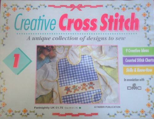 "CREATIVE CROSS-STITCH 1" CROSS STITCH BOOK -36 PAGES