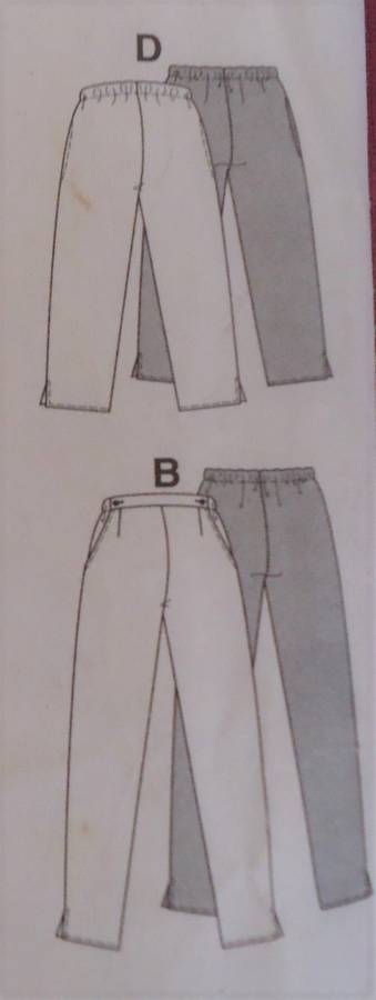 BURDA PATTERN 3255 PANTS SIZES 10 + 12 + 14 + 16 + 18 + 20  COMPLETE
